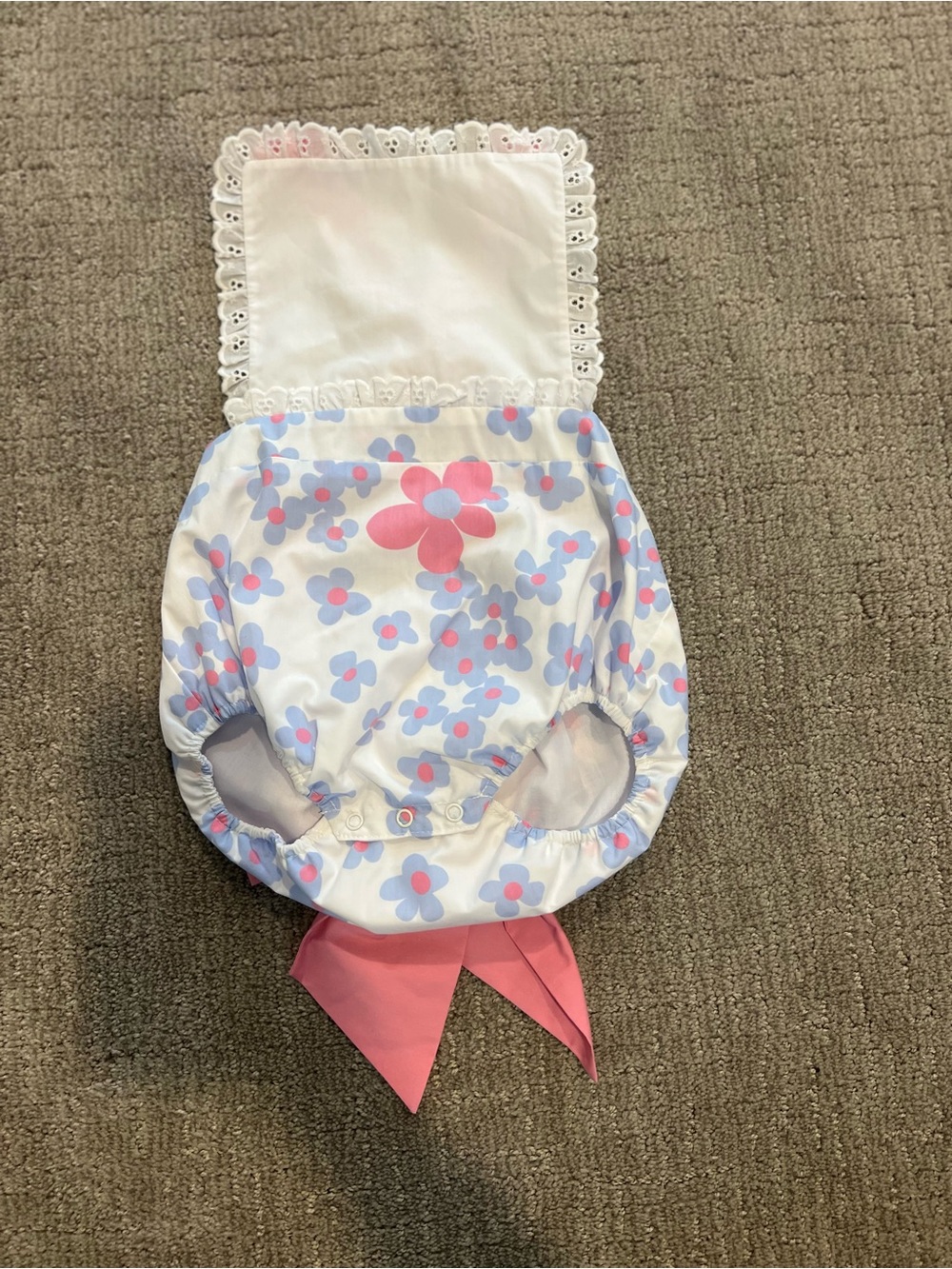 The Beaufort Bonnet Company floral sunsuit. New with tags.